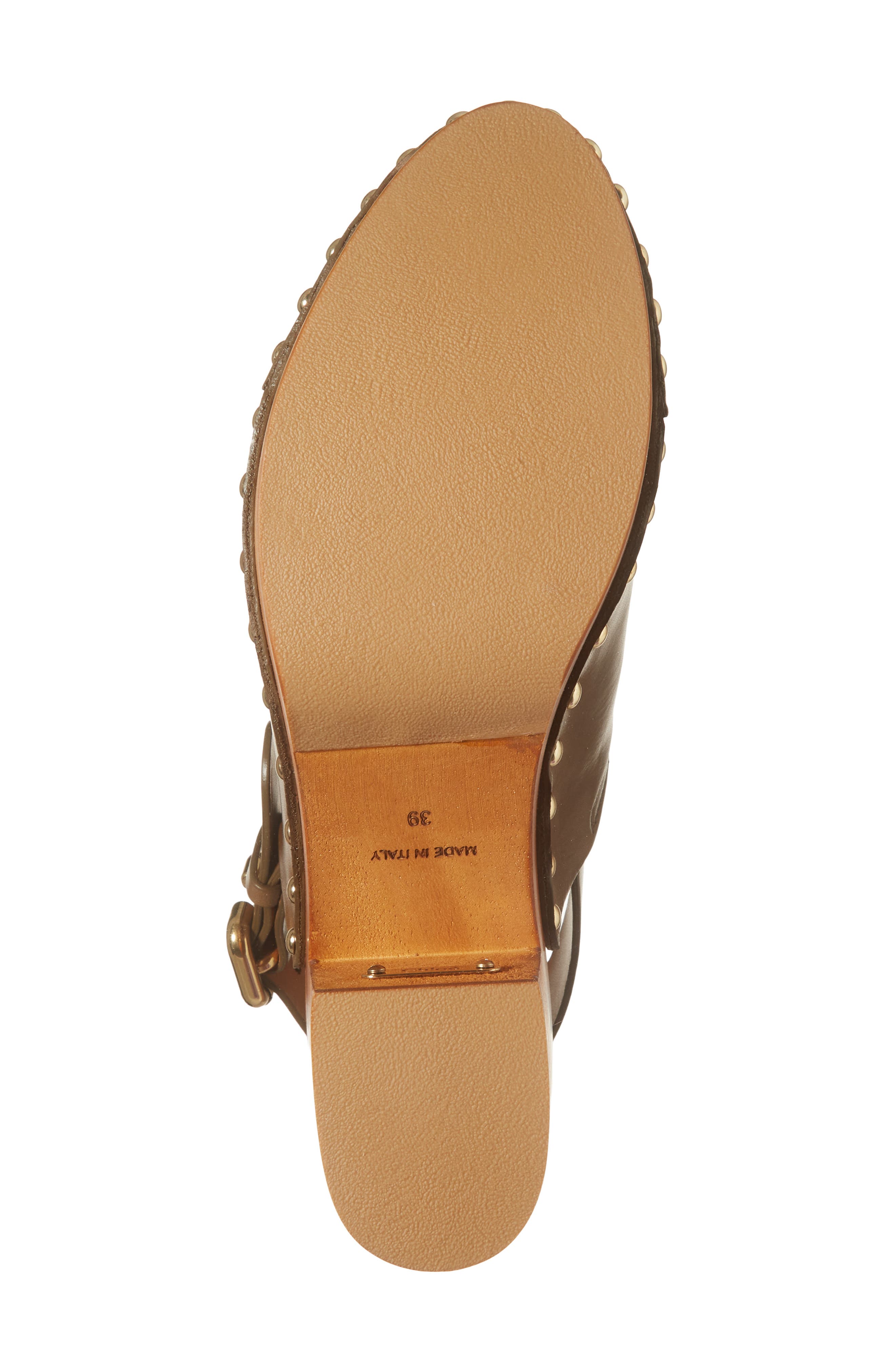 Chloé Jeannette Platform Clog, Alternate, color, Olive