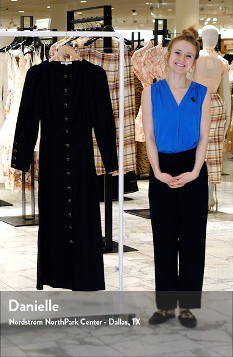 Halia Long Sleeve Button-Up Dress, sales video thumbnail