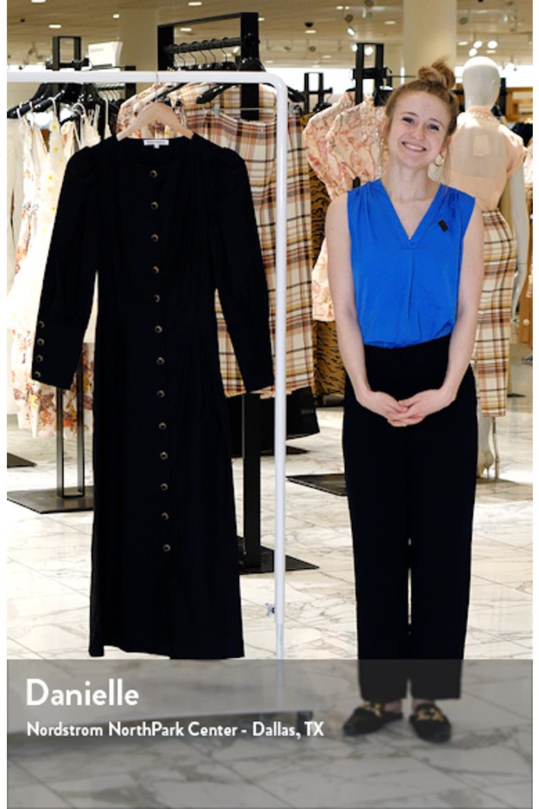 Halia Long Sleeve Button-Up Dress video