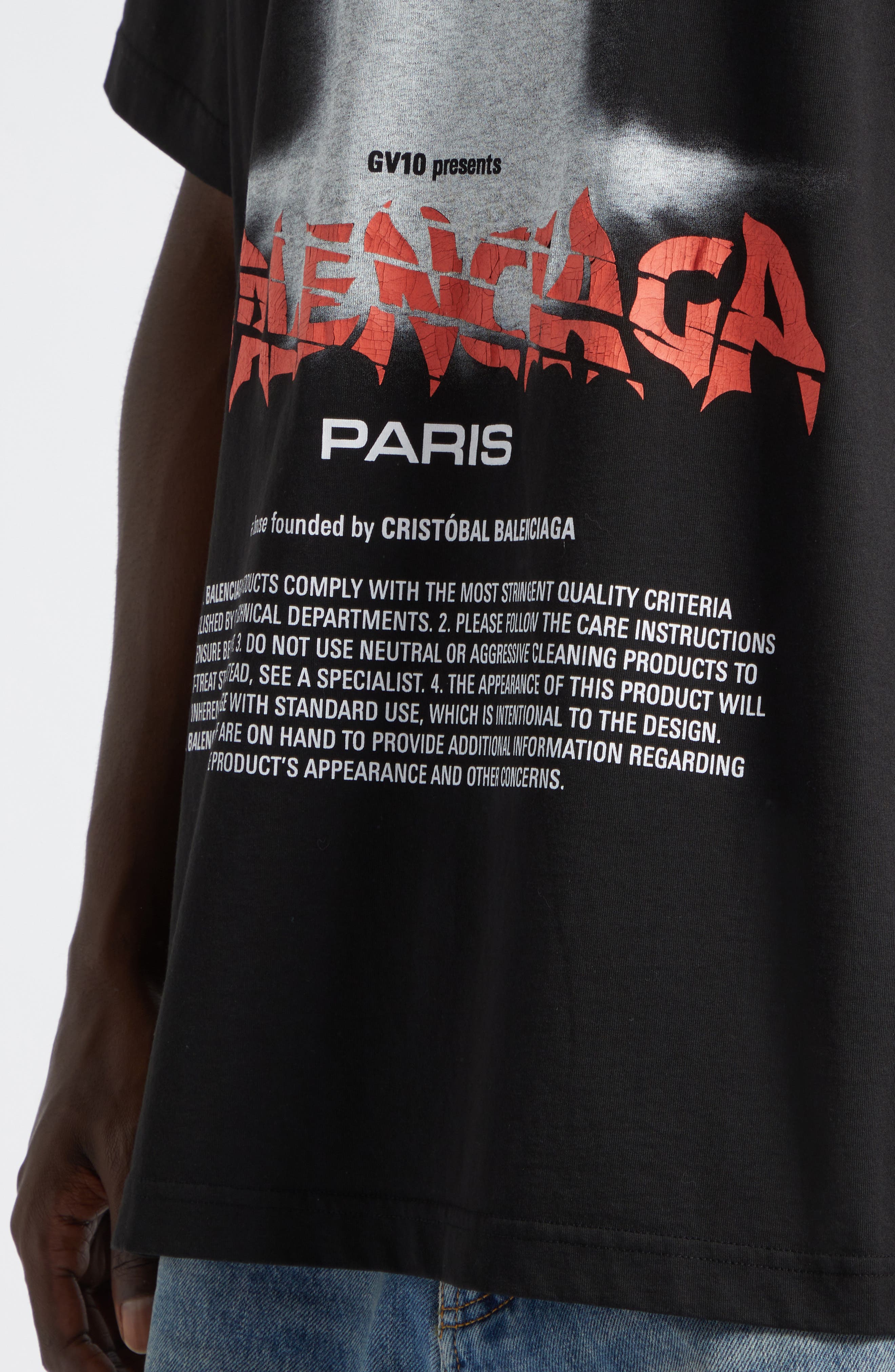 Balenciaga Oversize The Door Graphic T-Shirt (Men) | Nordstrom