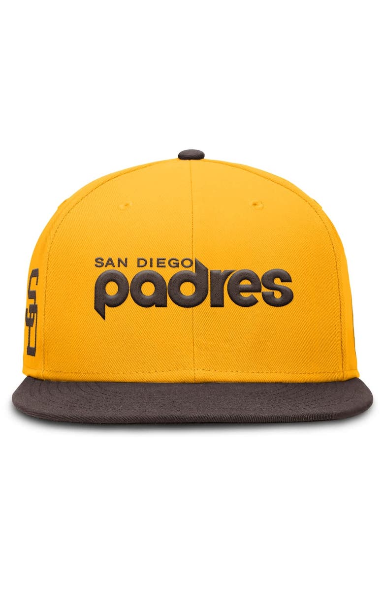 Nike Men's Nike Gold San Diego Padres True Performance Fitted Hat, Alternate, color, Gold