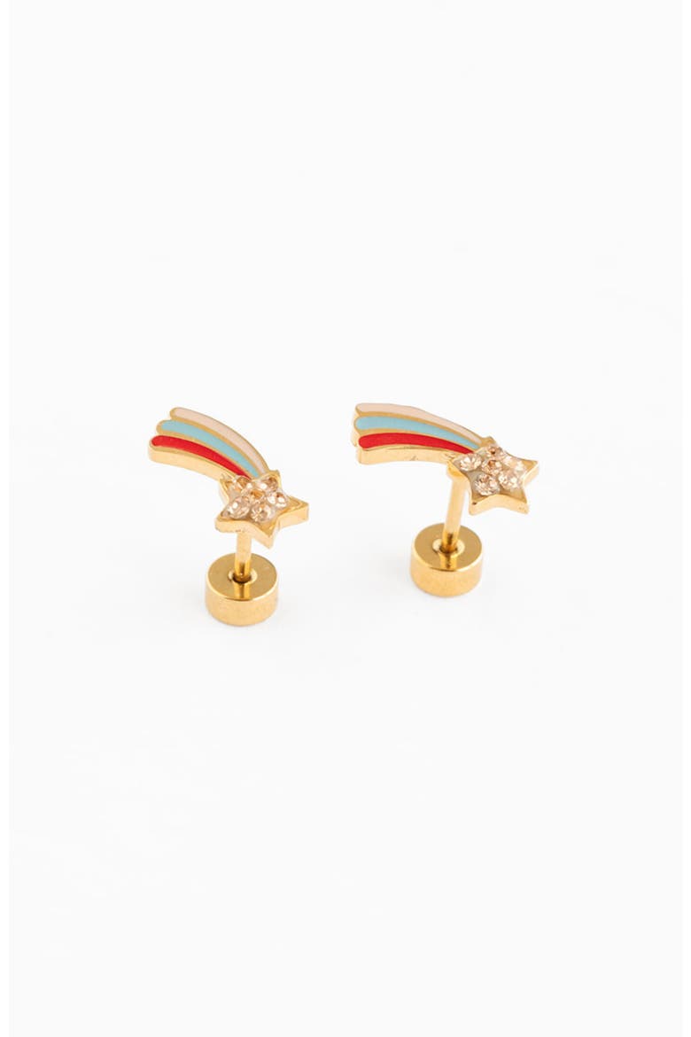 Shooting Star Stud Earrings, Alternate, color, Multi