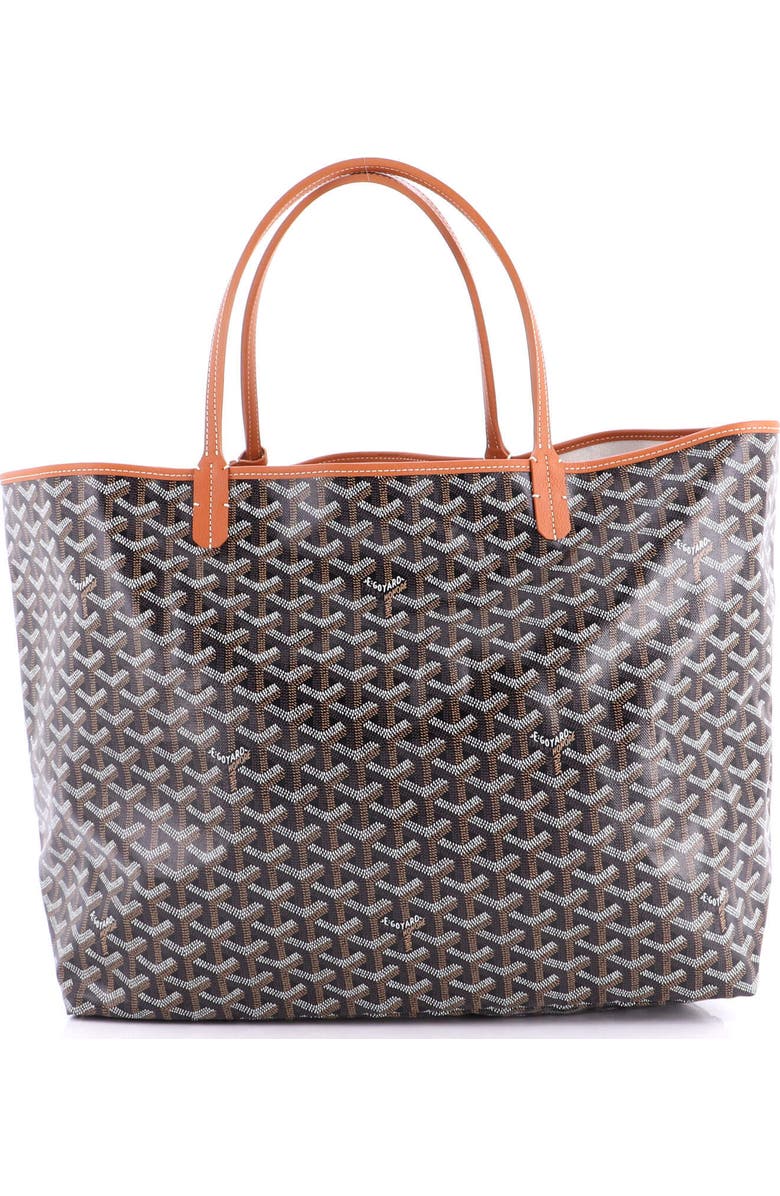 Pre-Owned Goyard Saint Louis Tote Coated Canvas GM, Alternate, color, Brown