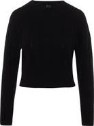 BuHu Cable Round Neck Textured Knit Sweater