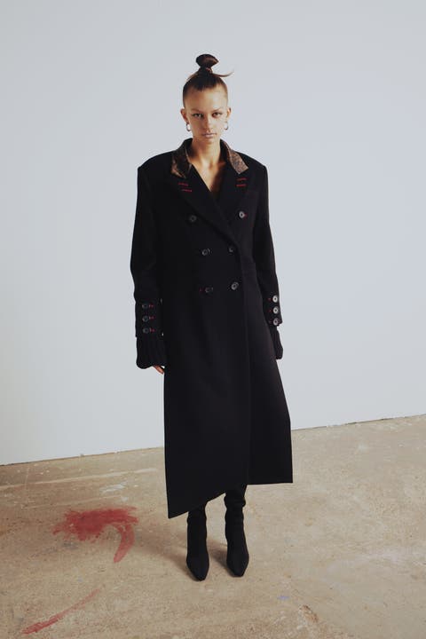 Wool & Cashmere Blend Your *Itch Oversized Long Overcoat