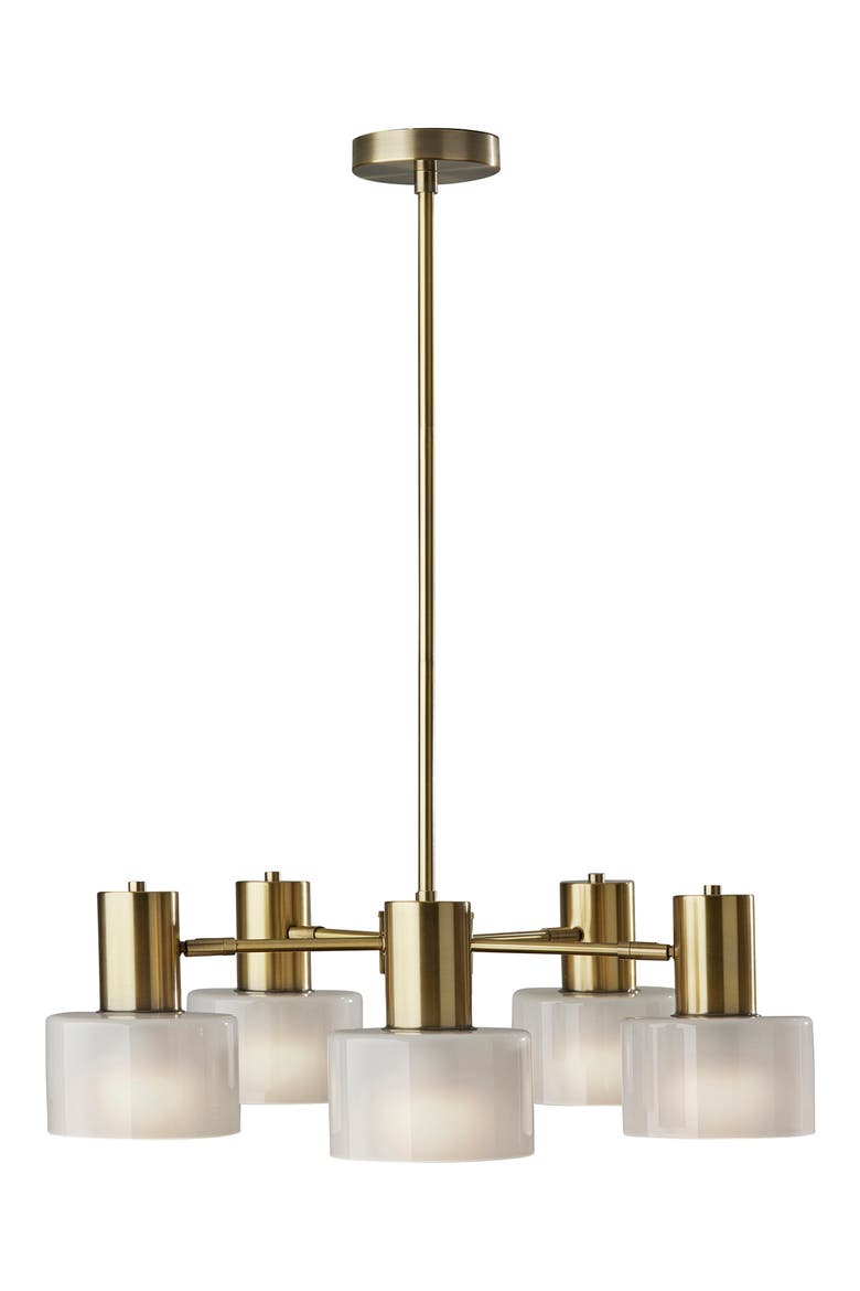 Rhodes Chandelier, Main, color, ANTIQUE BRASS