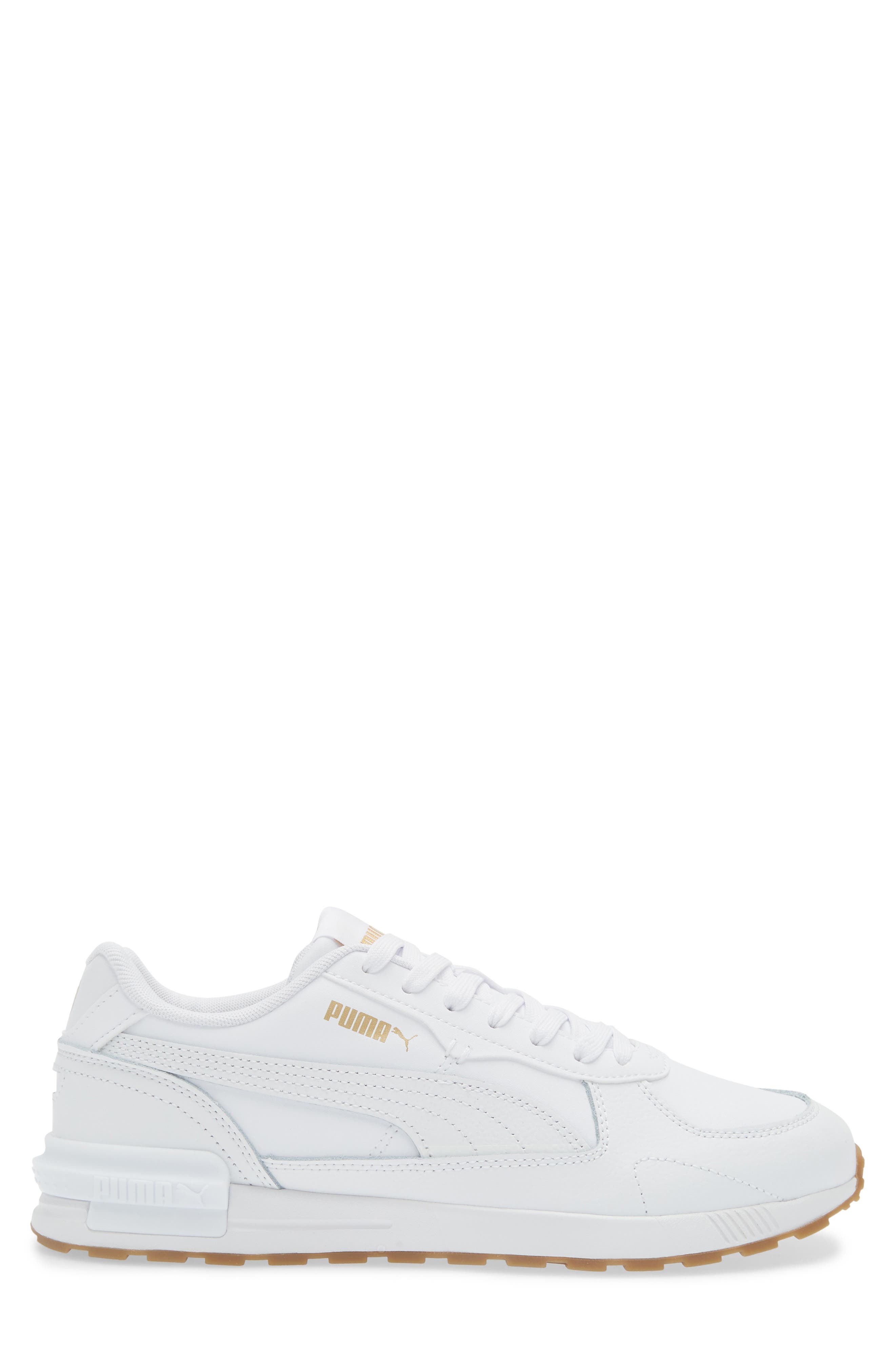 PUMA Graviton Sneaker, Alternate, color, Puma White-Puma White-Gold