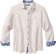 Tommy Bahama Del Mar Island Embroidered Linen Button-Up Shirt
