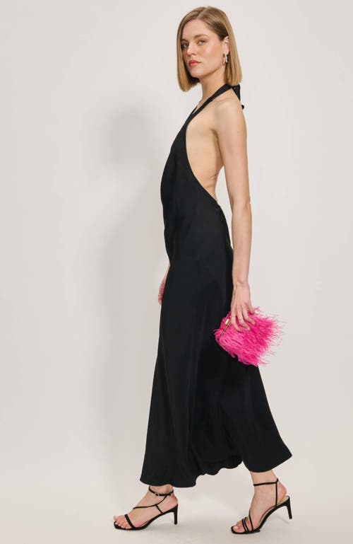 Moda Luxe Feathered Flair Evening Bag In Hot Pink