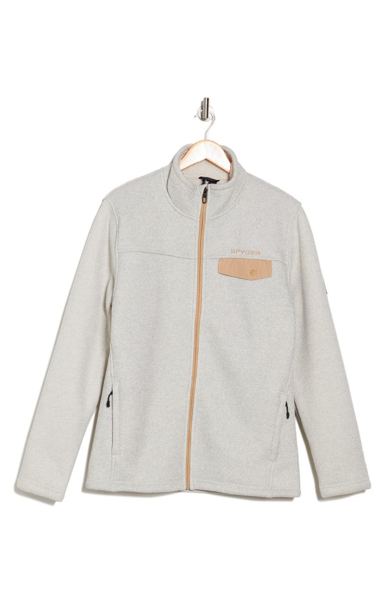 Spyder Expo Zip Jacket with Faux Shearling Lining, Alternate, color,