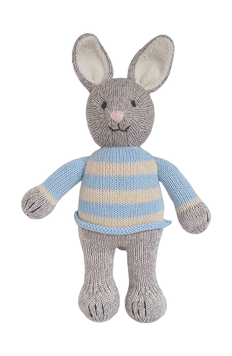 Melange Collection Grey Bunny In Sweater, Main, color, Grey