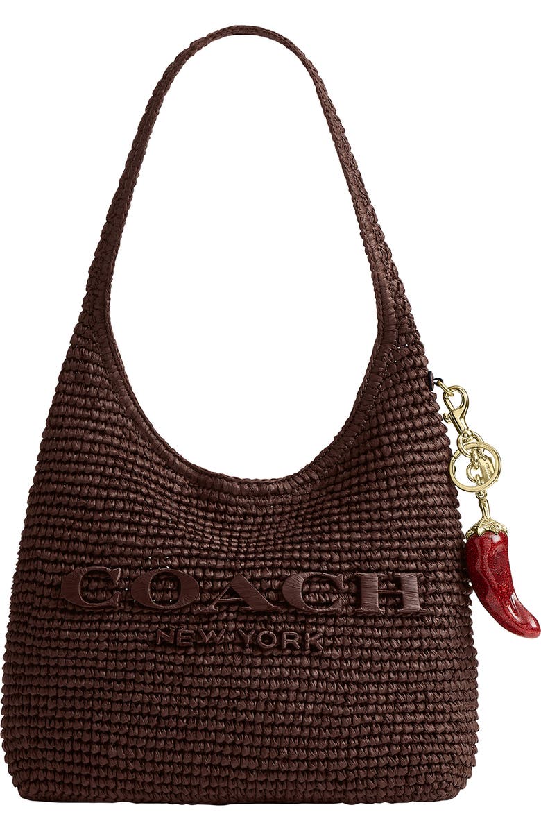 COACH Chili Pepper Bag Charm, Alternate, color, B4/ Red