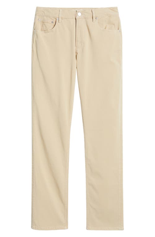 Frame Modern Straight Leg Jeans In Beige