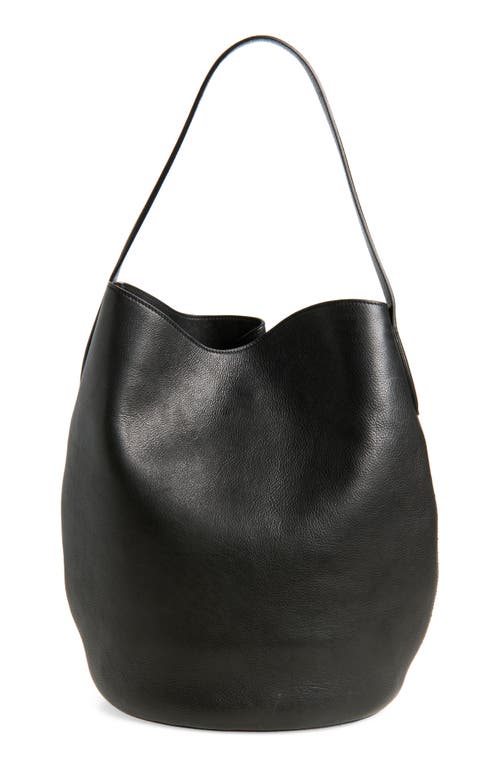 Liffner Large Belted Bucket Bag In Black