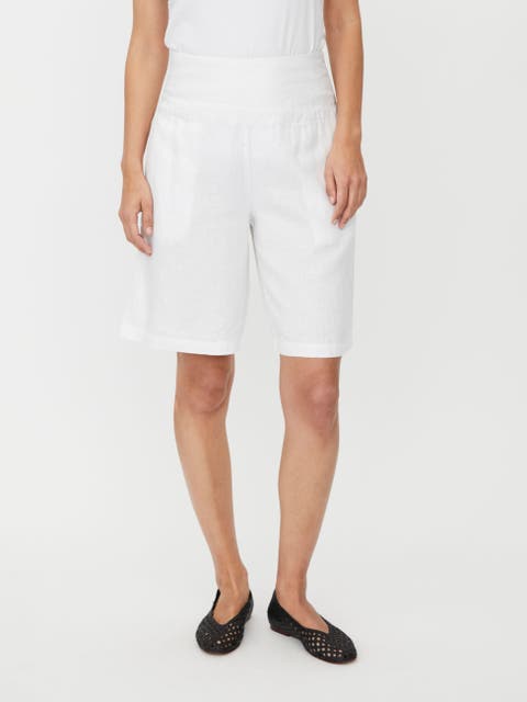 Mapinja Smock Waist Linen Shorts