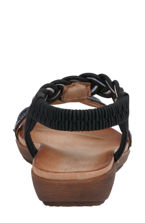 Gc Shoes Victoria Embellished Ankle Sandal In Black