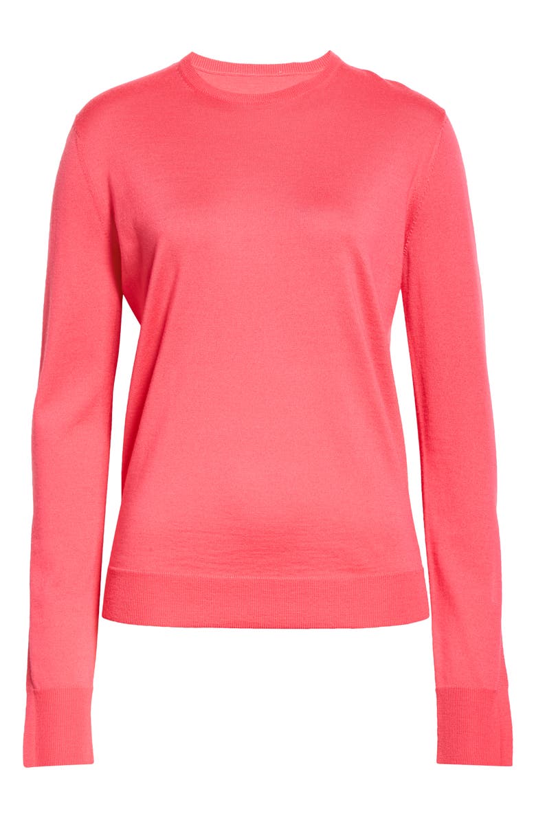 St. John Collection Slit Sleeve Wool & Silk Sweater, Alternate, color, 