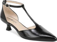 LifeStride Maruin Ankle Strap Pointed Toe Kitten Heel Pump