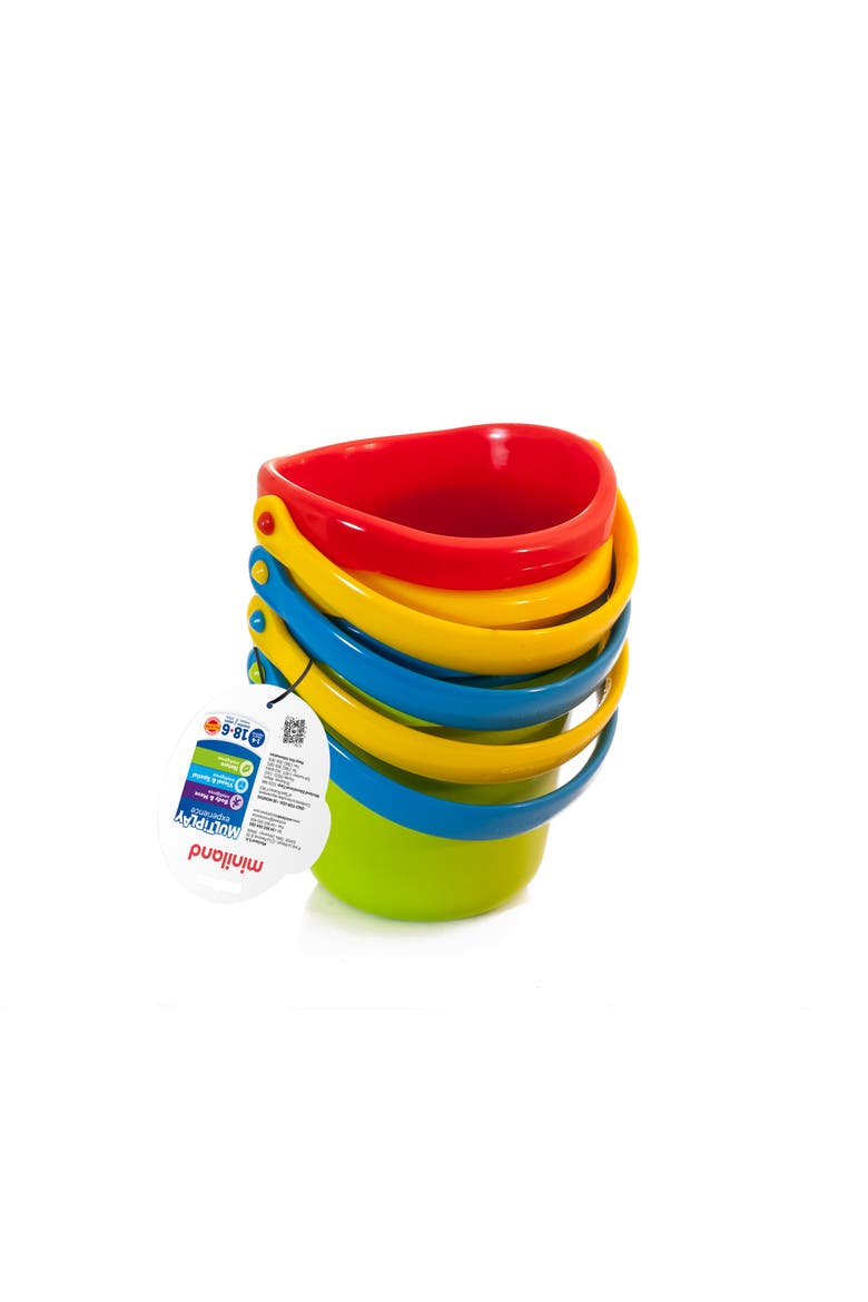 4 Baby Sand Pails Set, Main, color, Multi