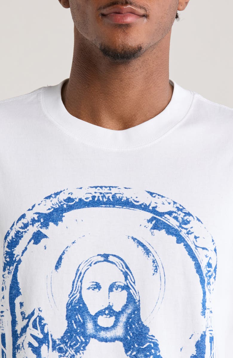 SANTO STUDIO Sacred Jesus Graphic T-Shirt, Alternate, color, 