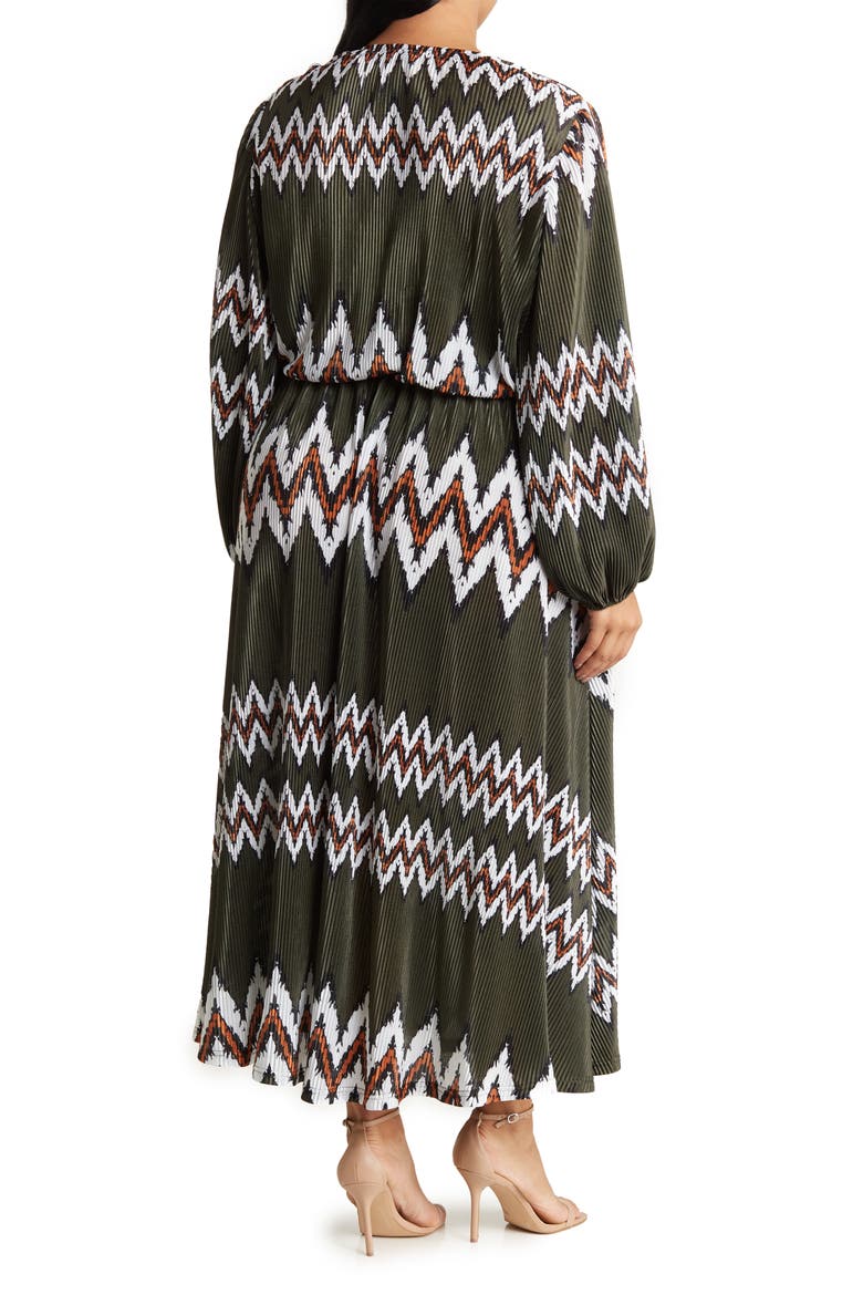 Aruba Long Sleeve Maxi Dress, Alternate, color, DEEP DEPTHS/WHITE