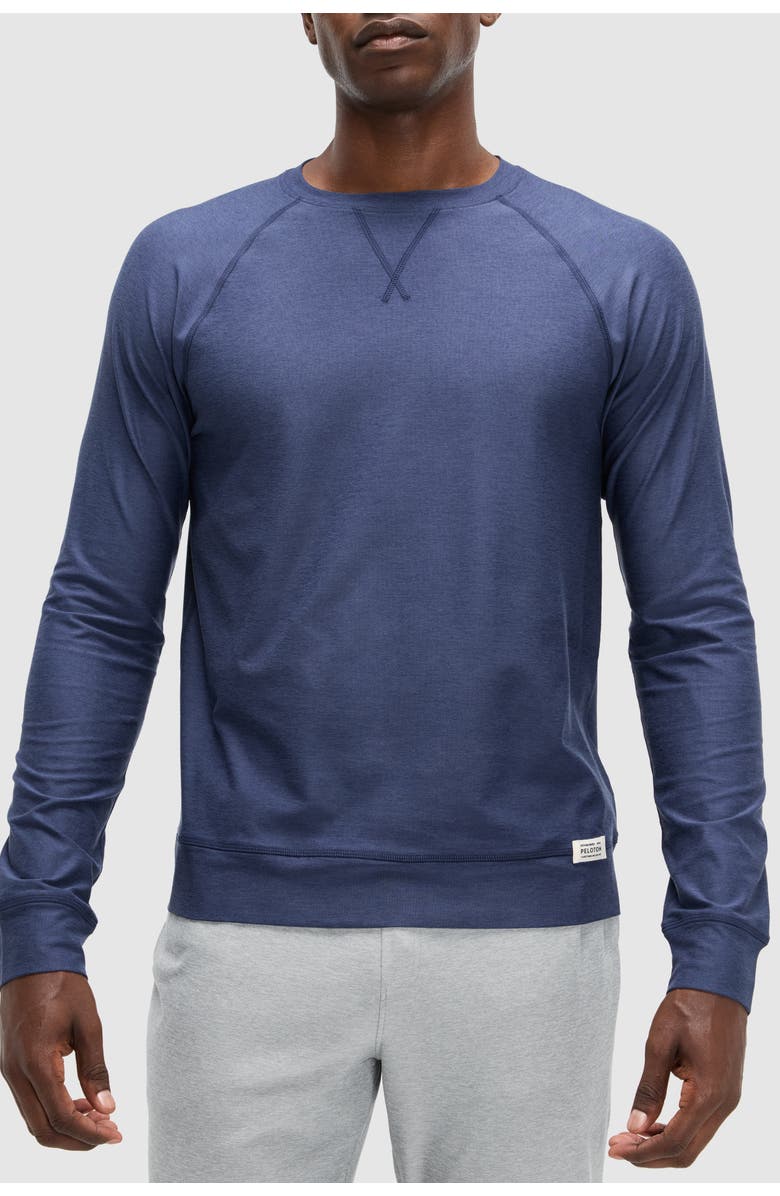 Peloton Men
s Dreamblend Pullover Crewneck, Main, color, Navy Blue