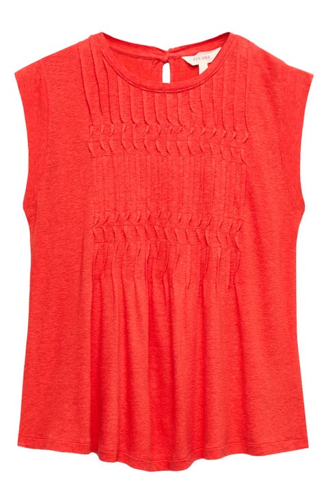 Pleat Detail Top