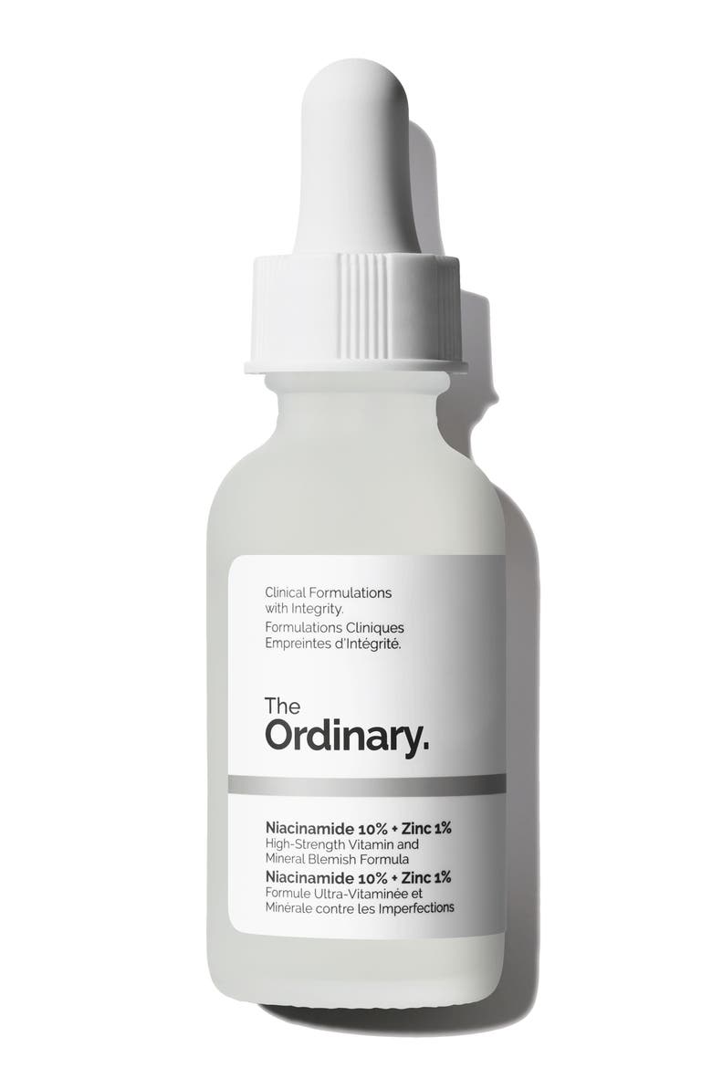 Niacinamide 10% + Zinc 1% Serum for Oily Skin, Main, color, NO COLOR