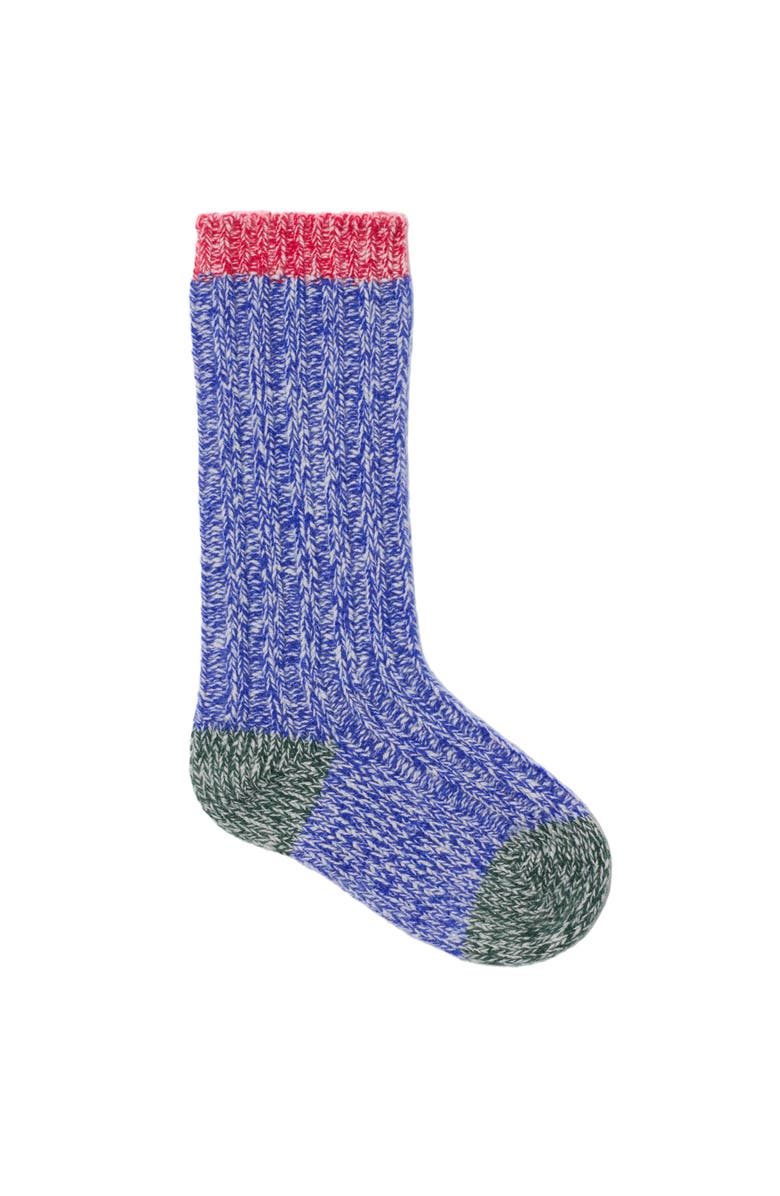 Burberry Colour Block Cashmere Blend Socks, Main, color, 