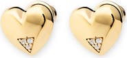 Toolally Art Deco Hearts Studs