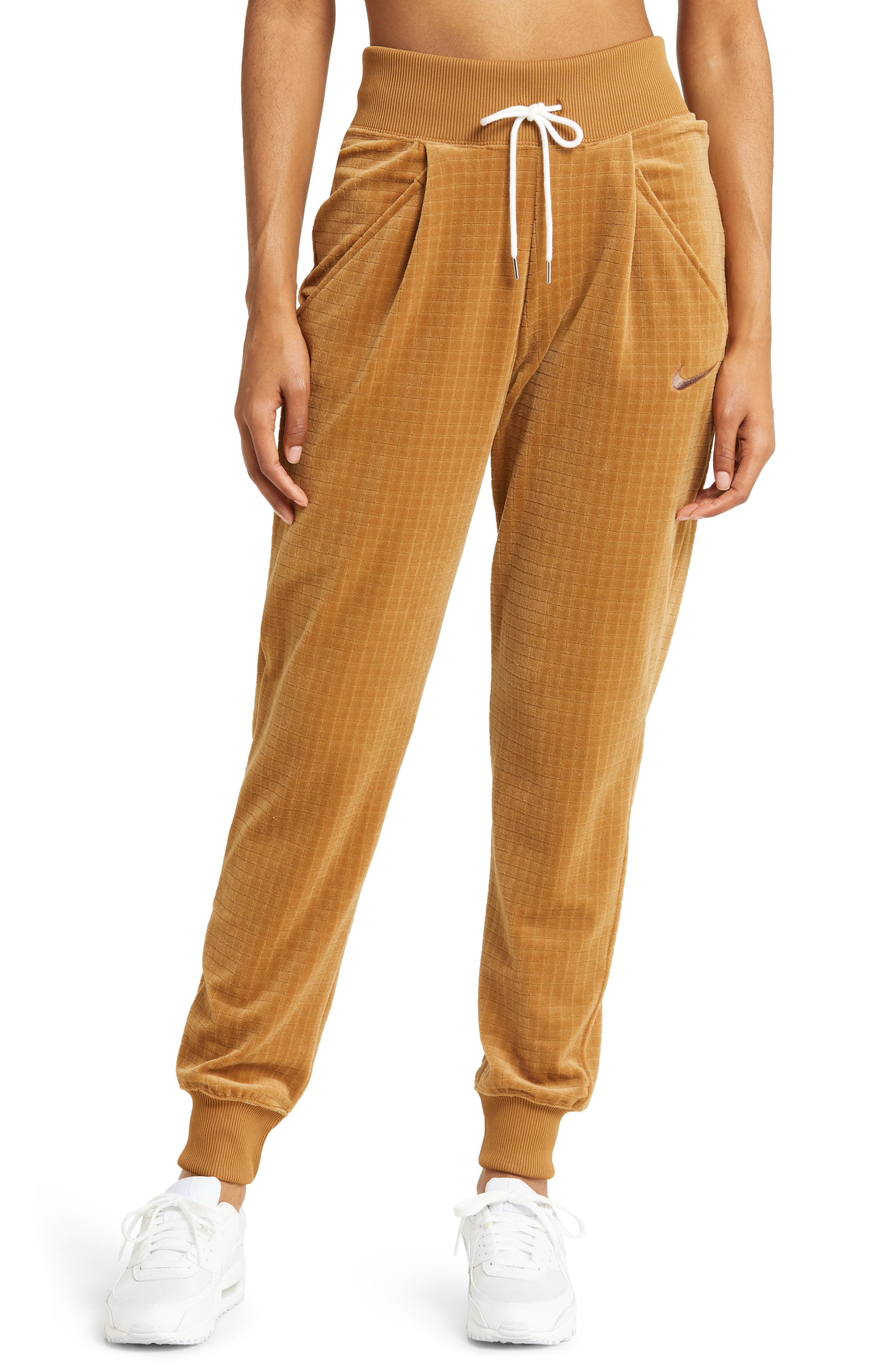 velour nike joggers