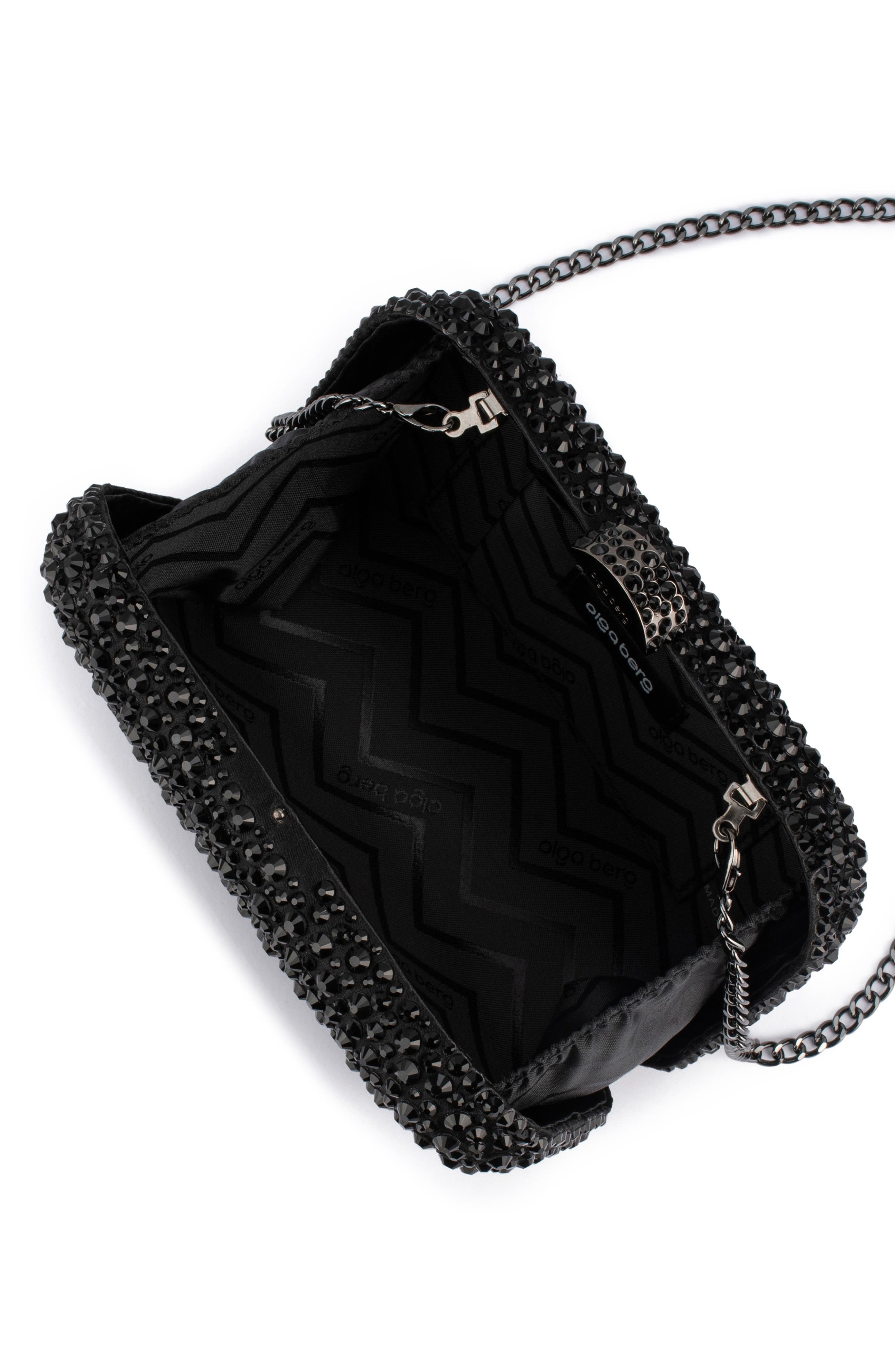 Olga Berg Casey Hot Fix Crystal Clutch (Women) | Nordstrom