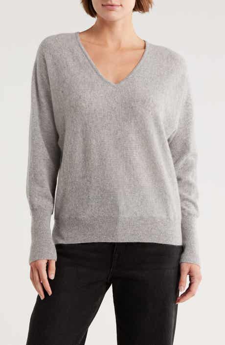 Magaschoni Cashmere V-Neck Dolman Sweater