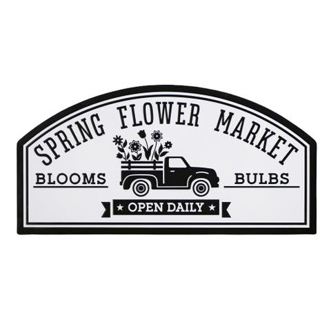 Spring Flower Market Wall Decor