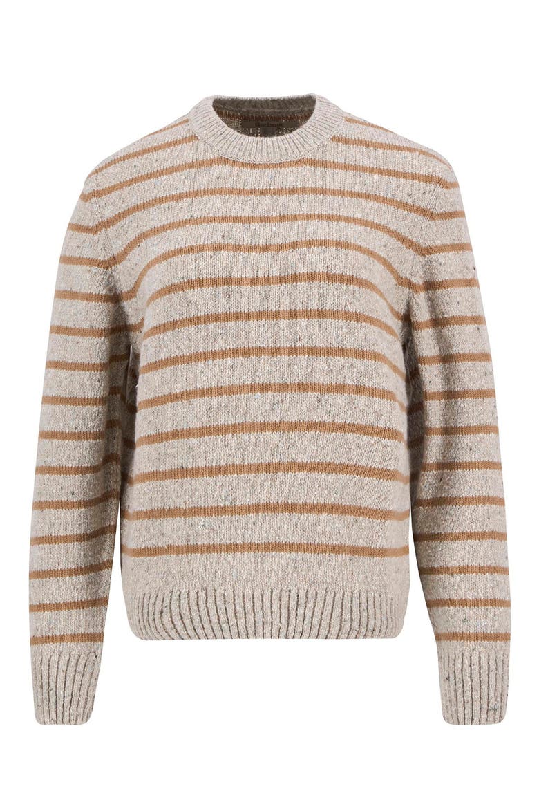 Claydon Stripe Wool Blend Sweater, Alternate, color, OATMEAL STRIPE