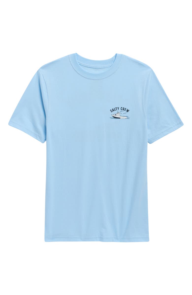 Salty Crew Kids' Boat Repair Cotton Graphic T-Shirt, Main, color, Clear Sky