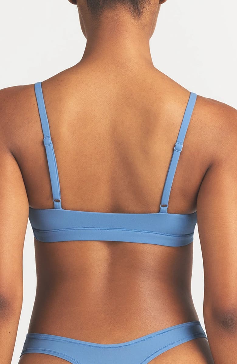 SKIMS Fits Everybody Triangle Bralette, Alternate, color, Arctic