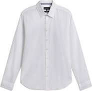 Ted Baker Prynn Regular Fit Linen & Cotton Button-Up Shirt