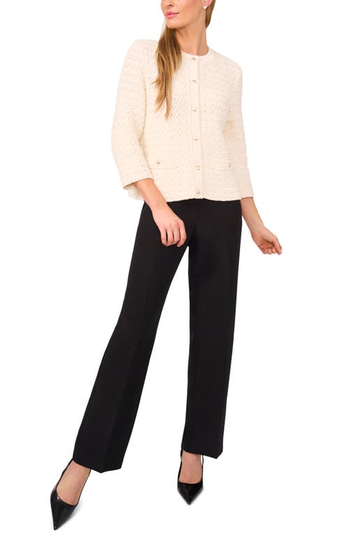 Halogenr Halogen(r) Open Stitch Cardigan In Pink