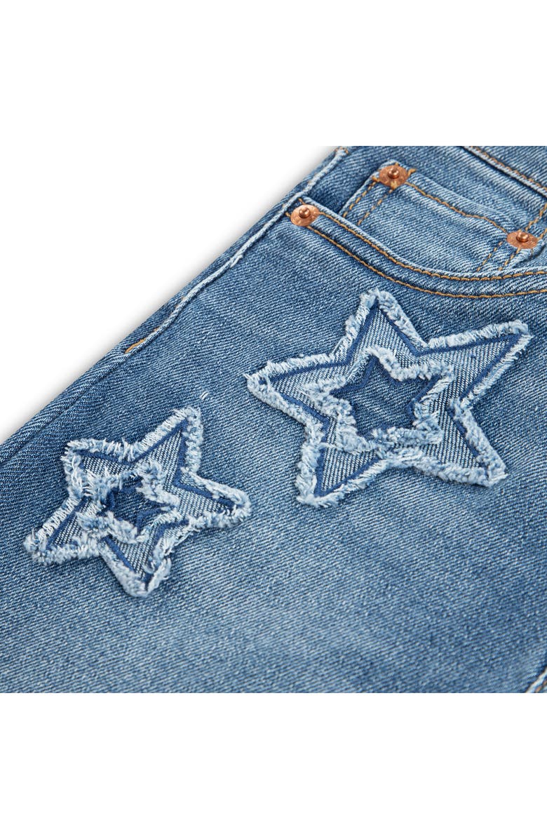 Levi's<sup>®</sup> Kids' 726 Tonal Denim Flare Jeans, Alternate, color, Blanc De Blanc