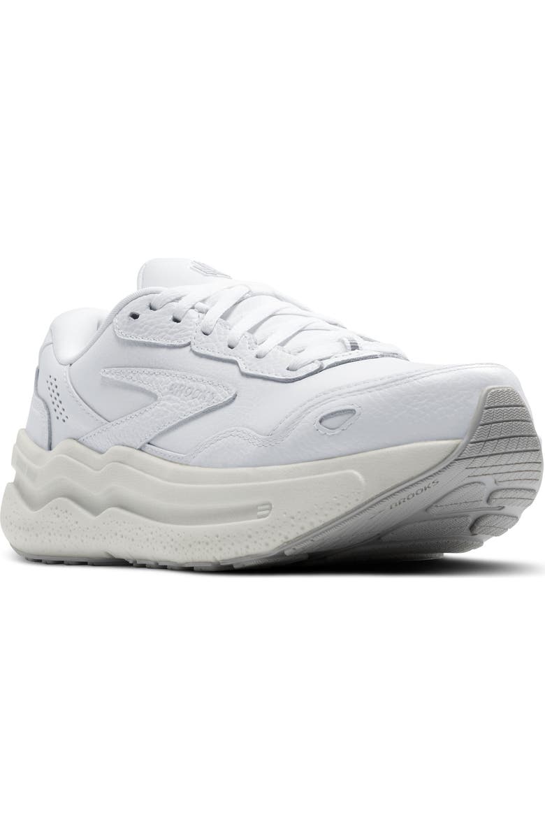 Brooks Ghost Max Sneaker, Main, color, White/ White
