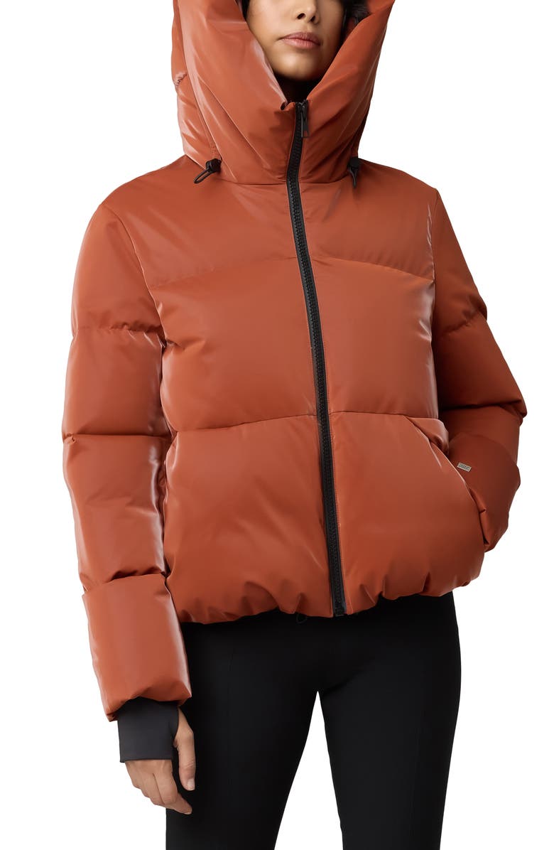 Soia & Kyo Iroh Water Repellent 700 Fill Power Down Hooded Puffer Jacket, Alternate, color, 