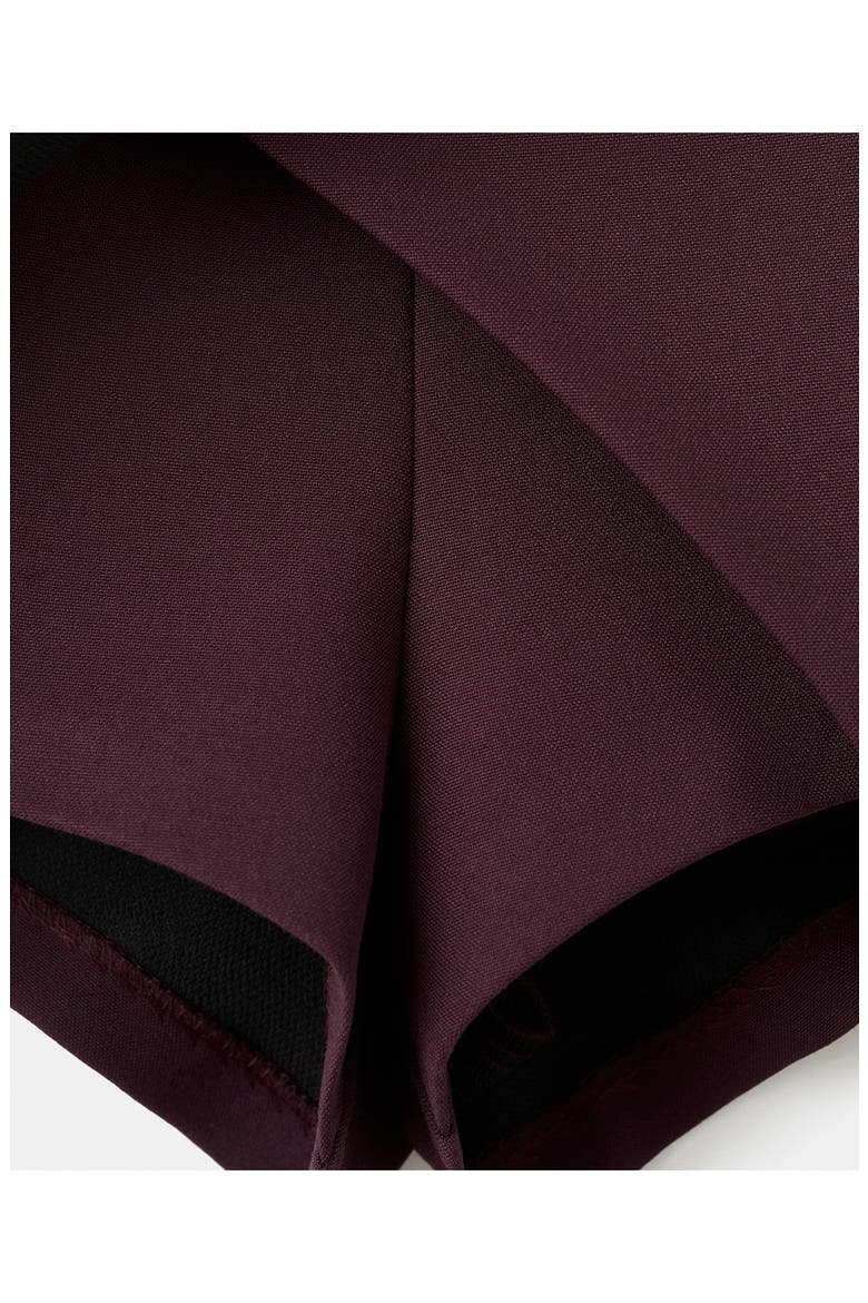 Faux Wrap Skort, Alternate, color, MAROON