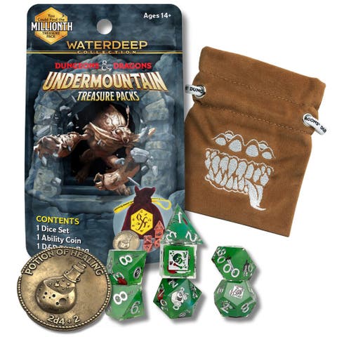 Undermountain Treasure Pack Dice Coin Set