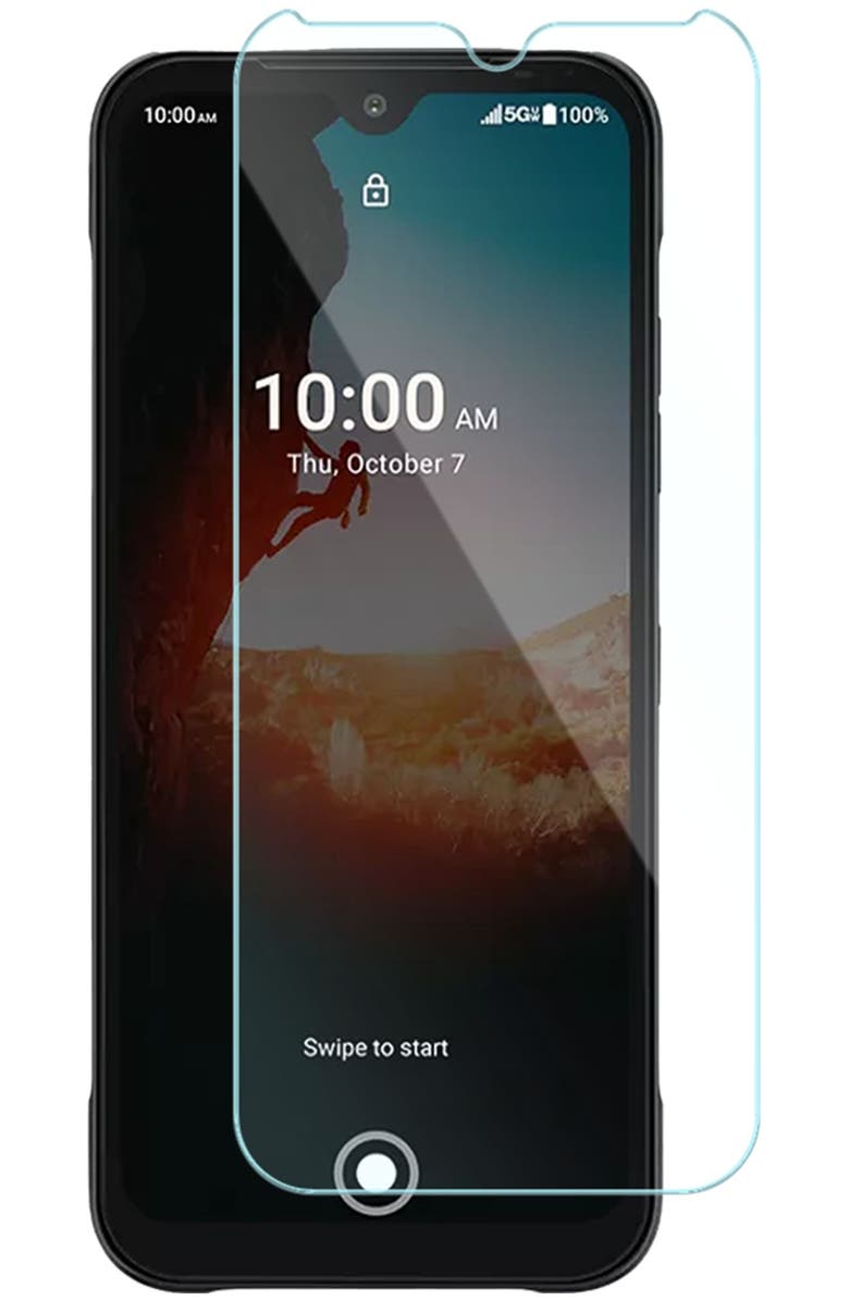 Gadget Guard Black Ice Glass Screen Protector (No Guide) for Kyocera DuraSport 5G UW, Main, color, Clear