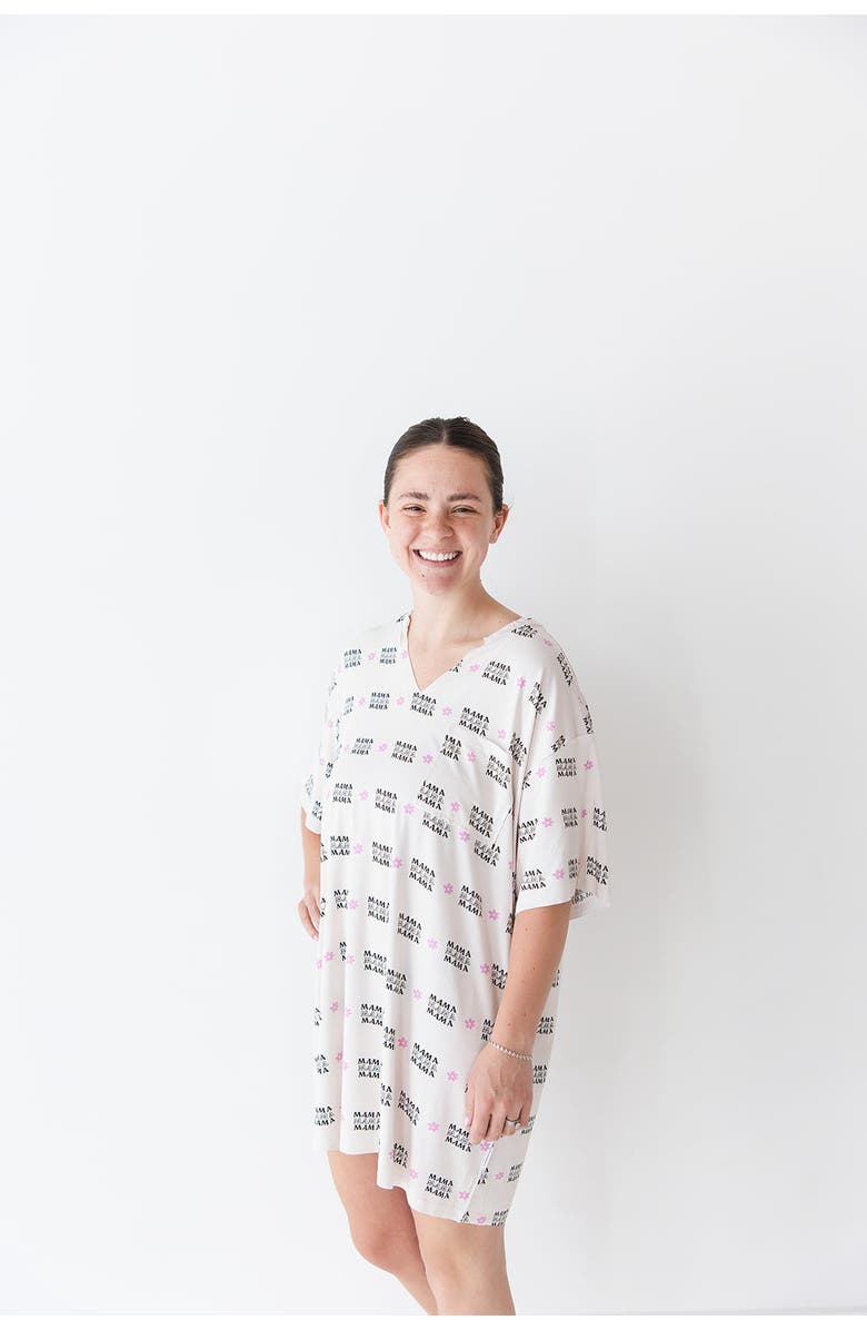 Charlie Lou Baby<sup>®</sup> Women's Oversized Sleep Shirt | Mama, Alternate, color, Ivo