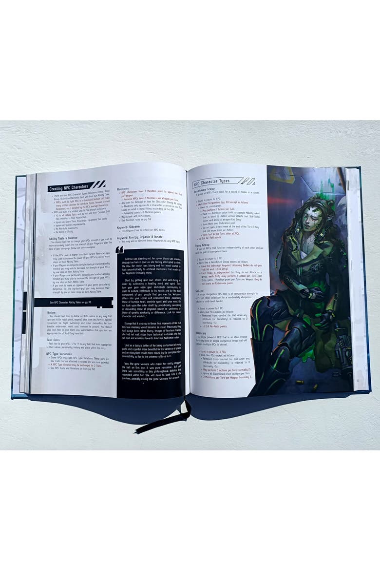 Fragged Empire 2 Rule Book, Hardcover RPG Book, 2nd Edition, Alternate, color, Multicolored
