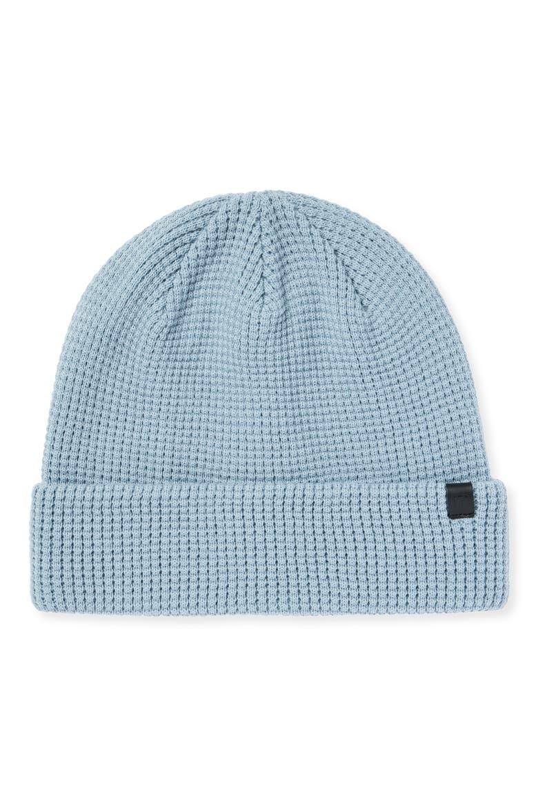 Cloud Waffle Beanie, Main, color, DUSTY BLUE