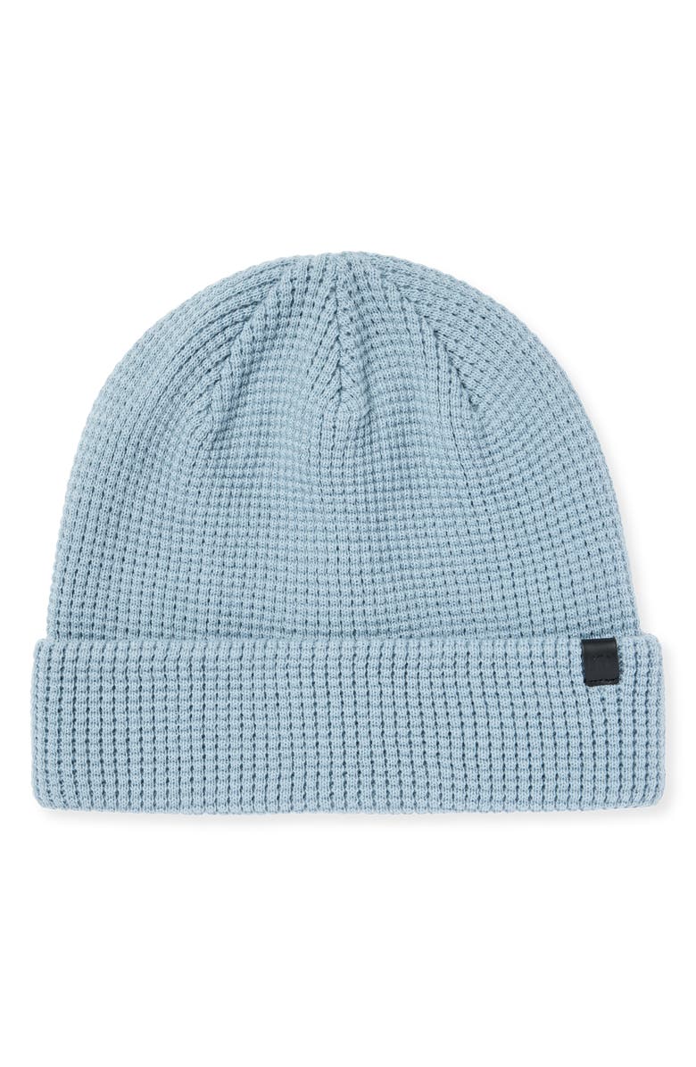 TravisMathew Cloud Waffle Beanie, Main, color, Dusty Blue