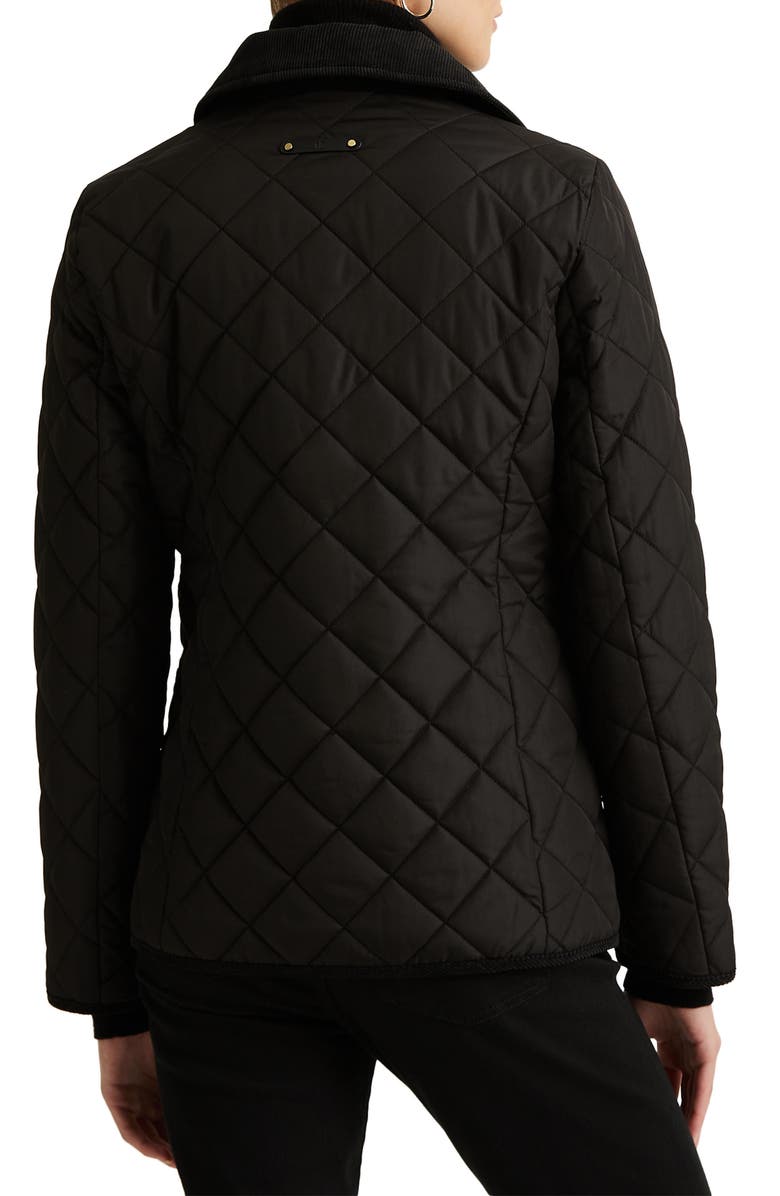 Lauren Ralph Lauren Snap Front Quilted Jacket, Alternate, color,